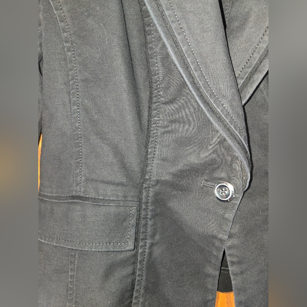 White House Black Market Single Button 3/4 Sleeve Tailored Short Blazer … - Picture 3 of 4